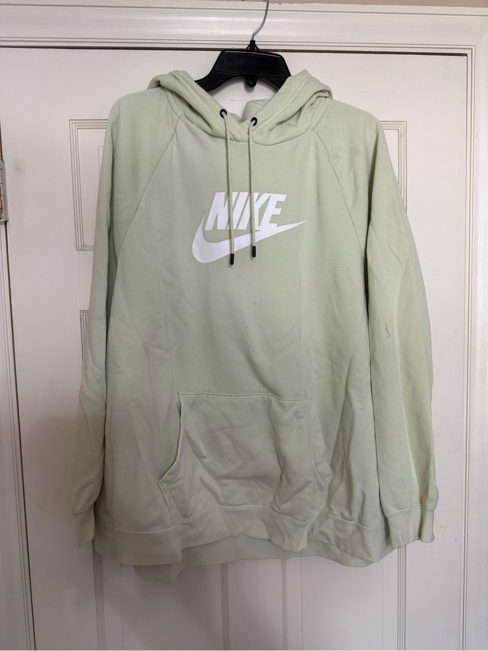 Nike Light Green Sweatshirt Hoodie - 2X